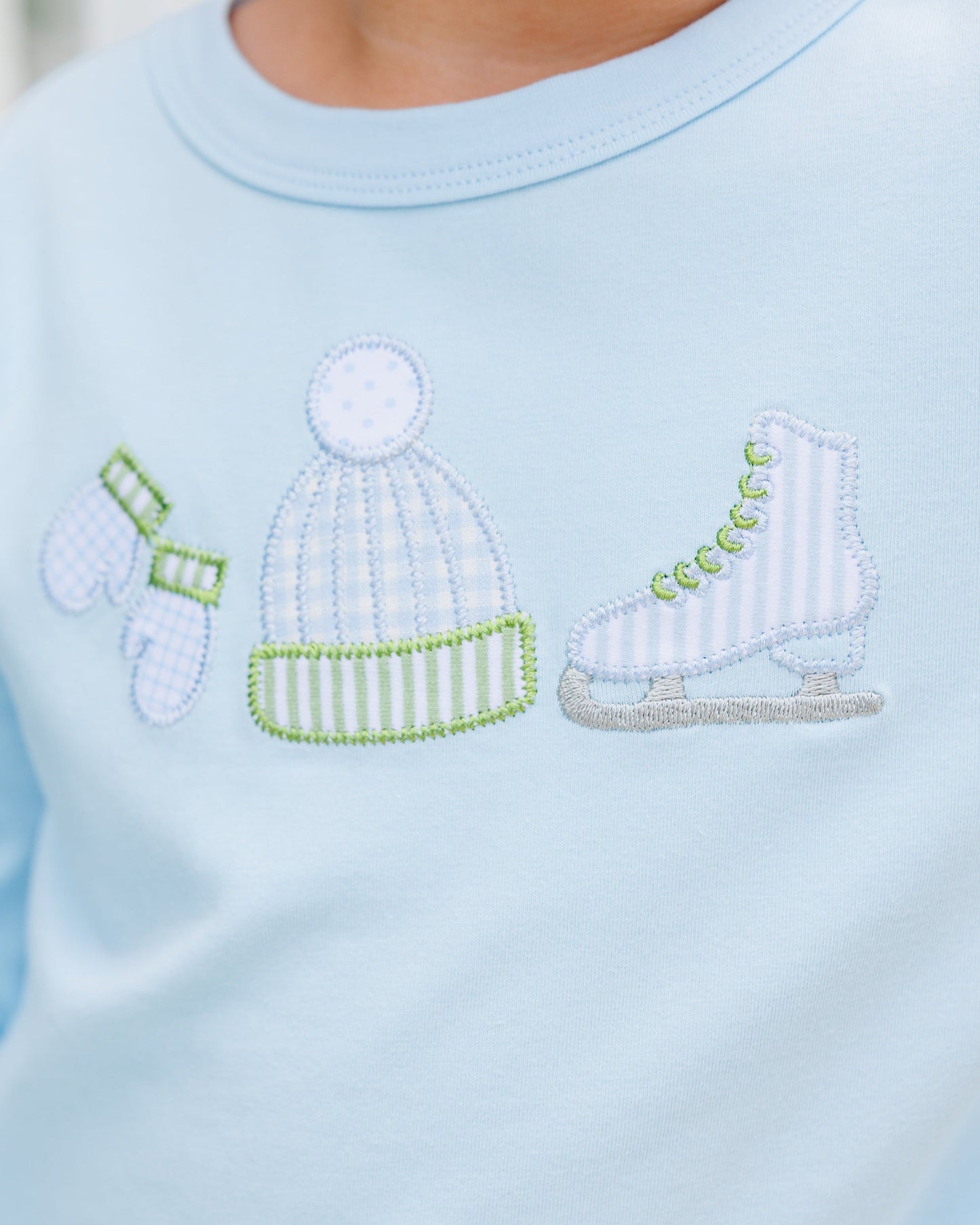 Around The Rink Jogger Set - Light Blue