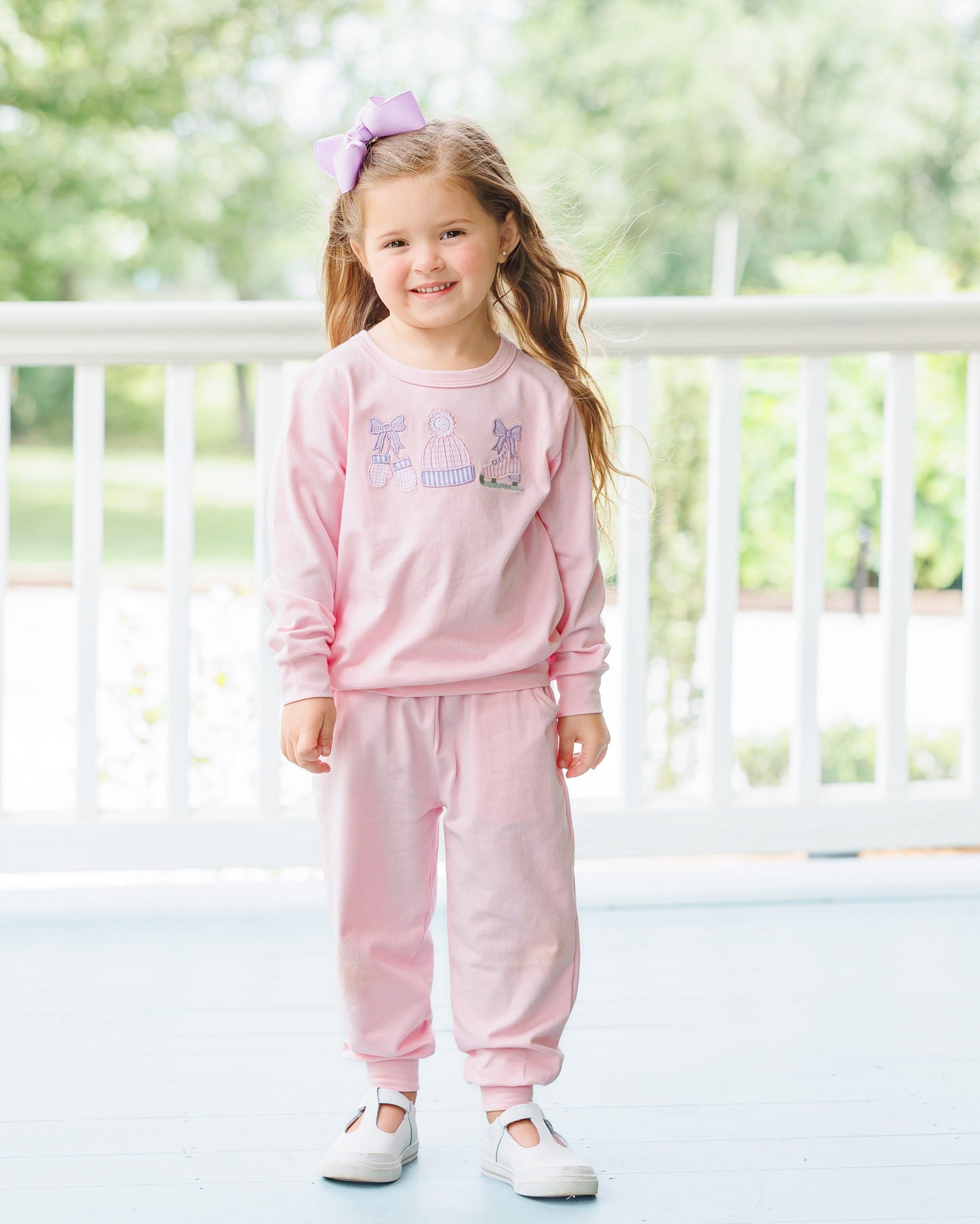 Around The Rink Jogger Set - Light Pink