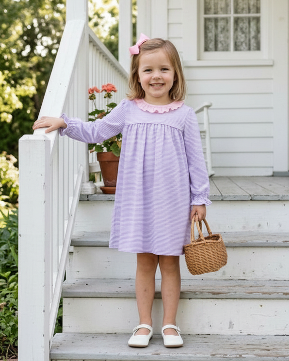 Annie Pants Set - Light Pink/Light Blue