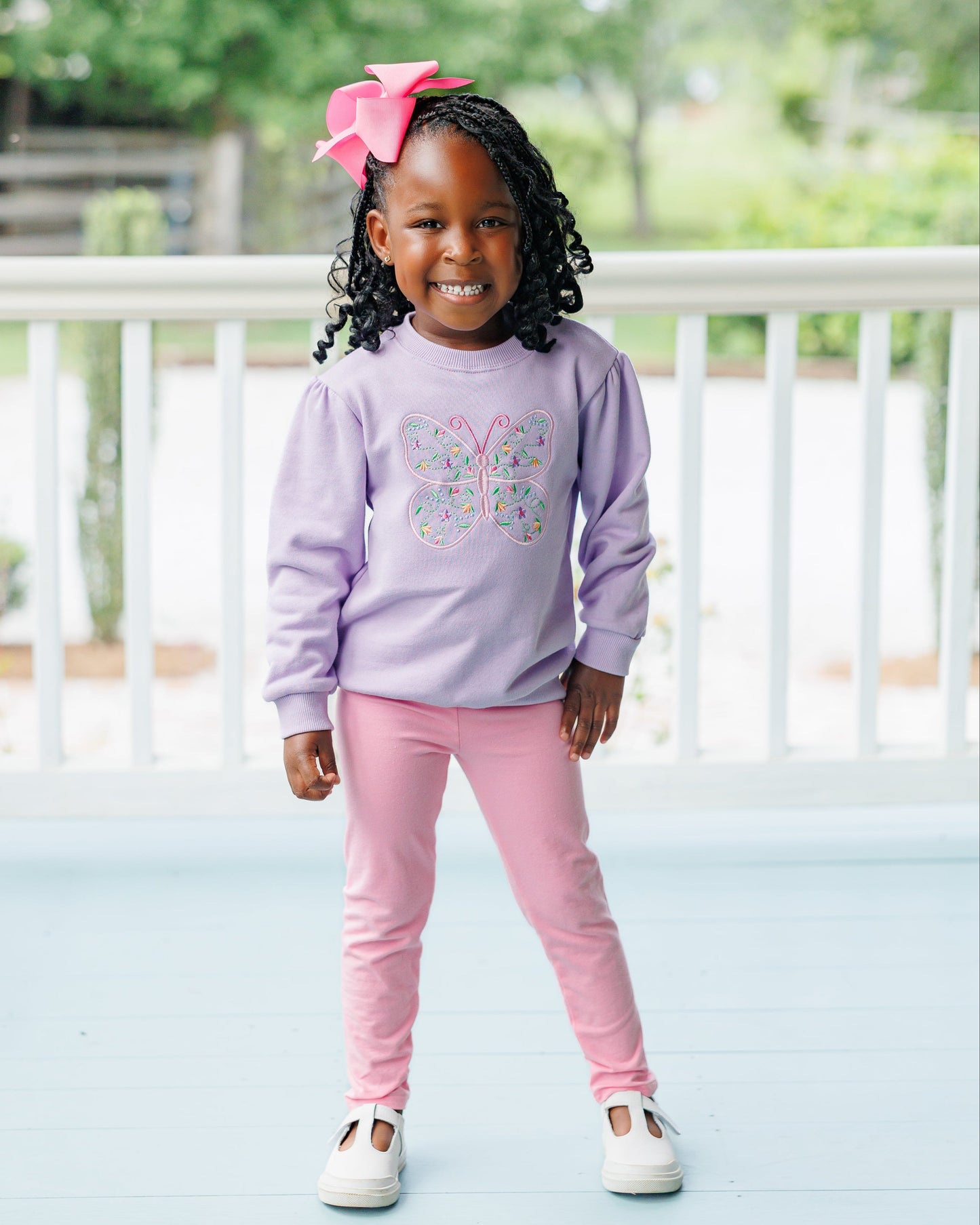 Butterfly French Terry Pullover