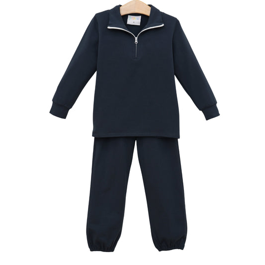 Evan Pullover Set - Navy