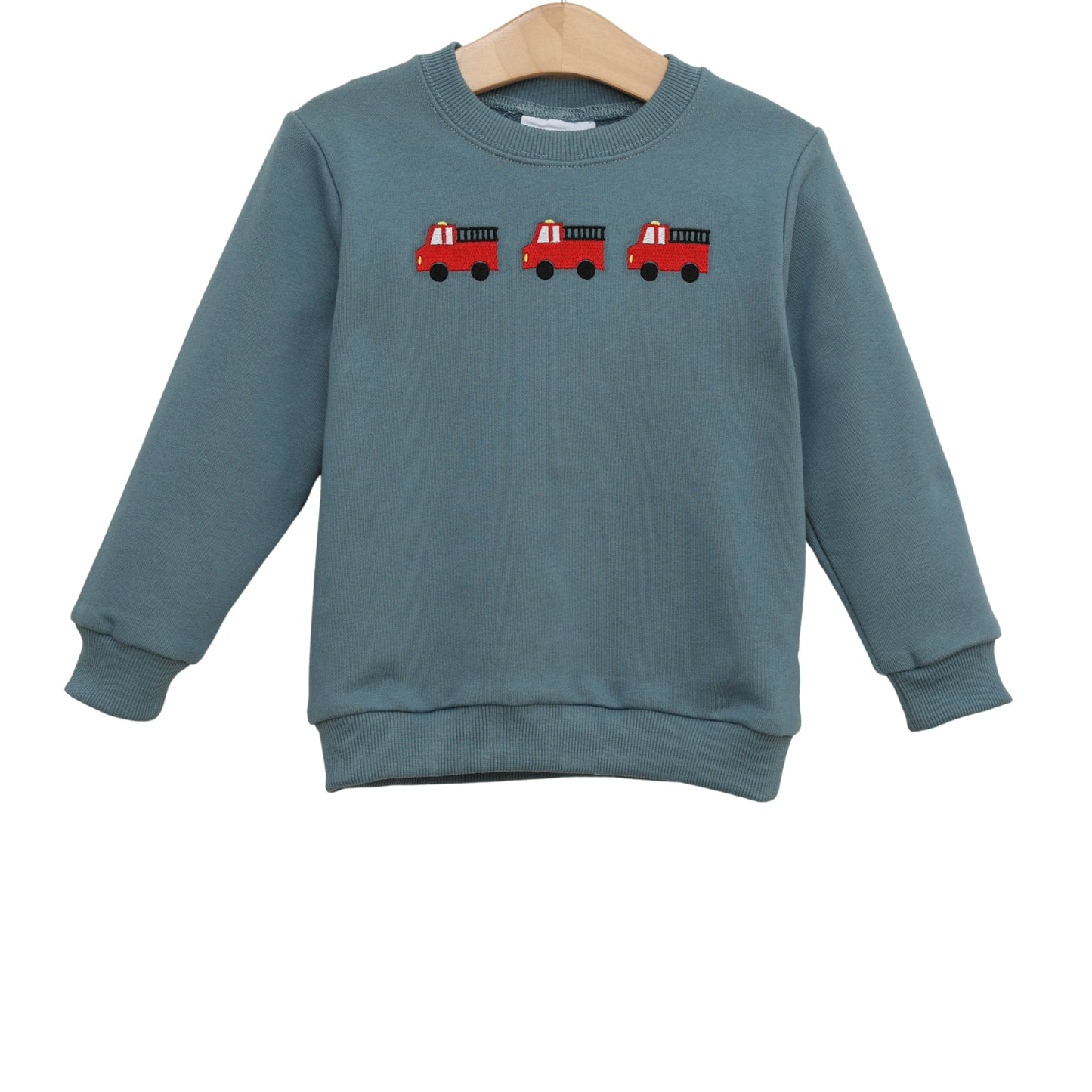 Firetruck Trio French Terry Pullover