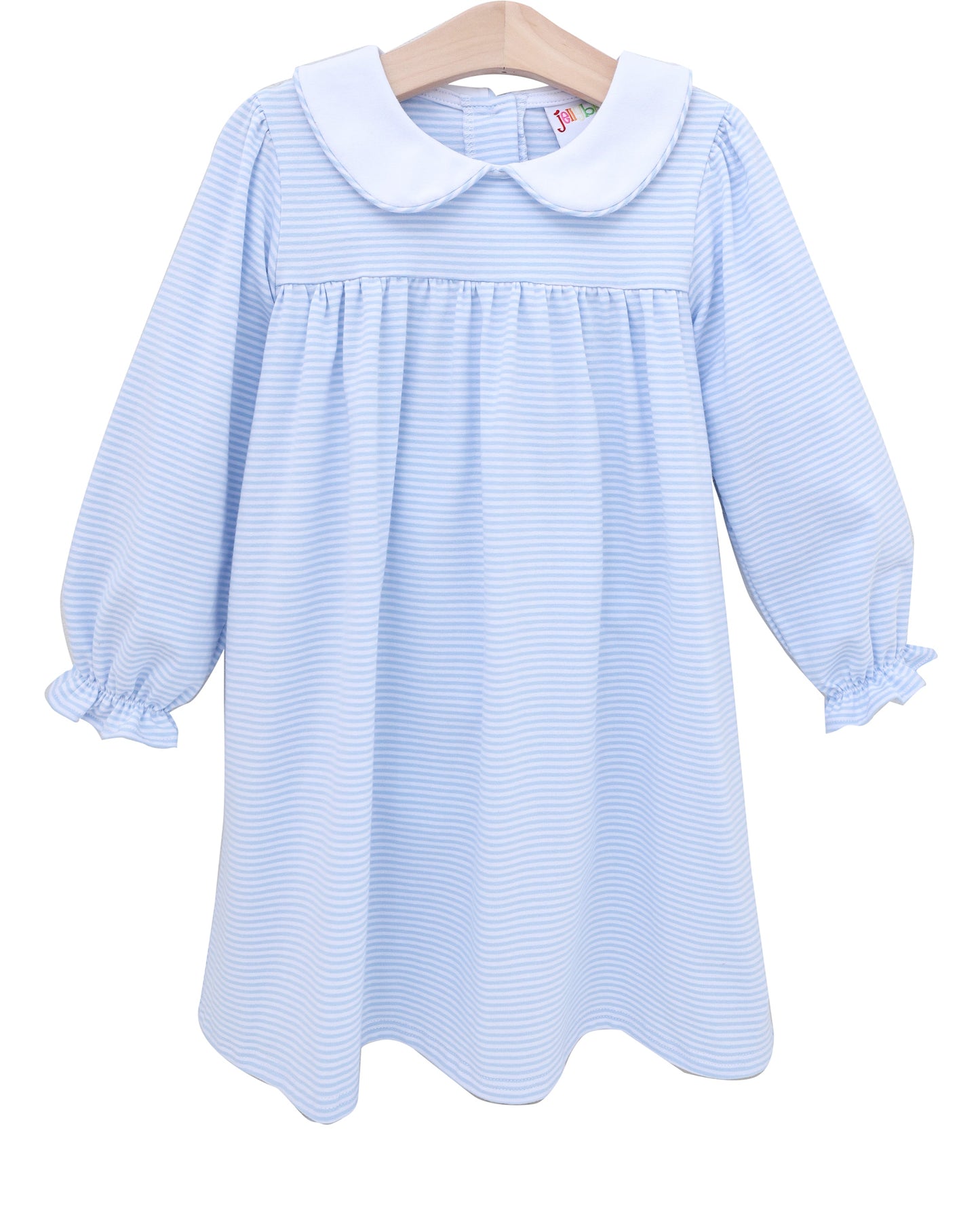 Lottie Dress - Light Blue Stripe