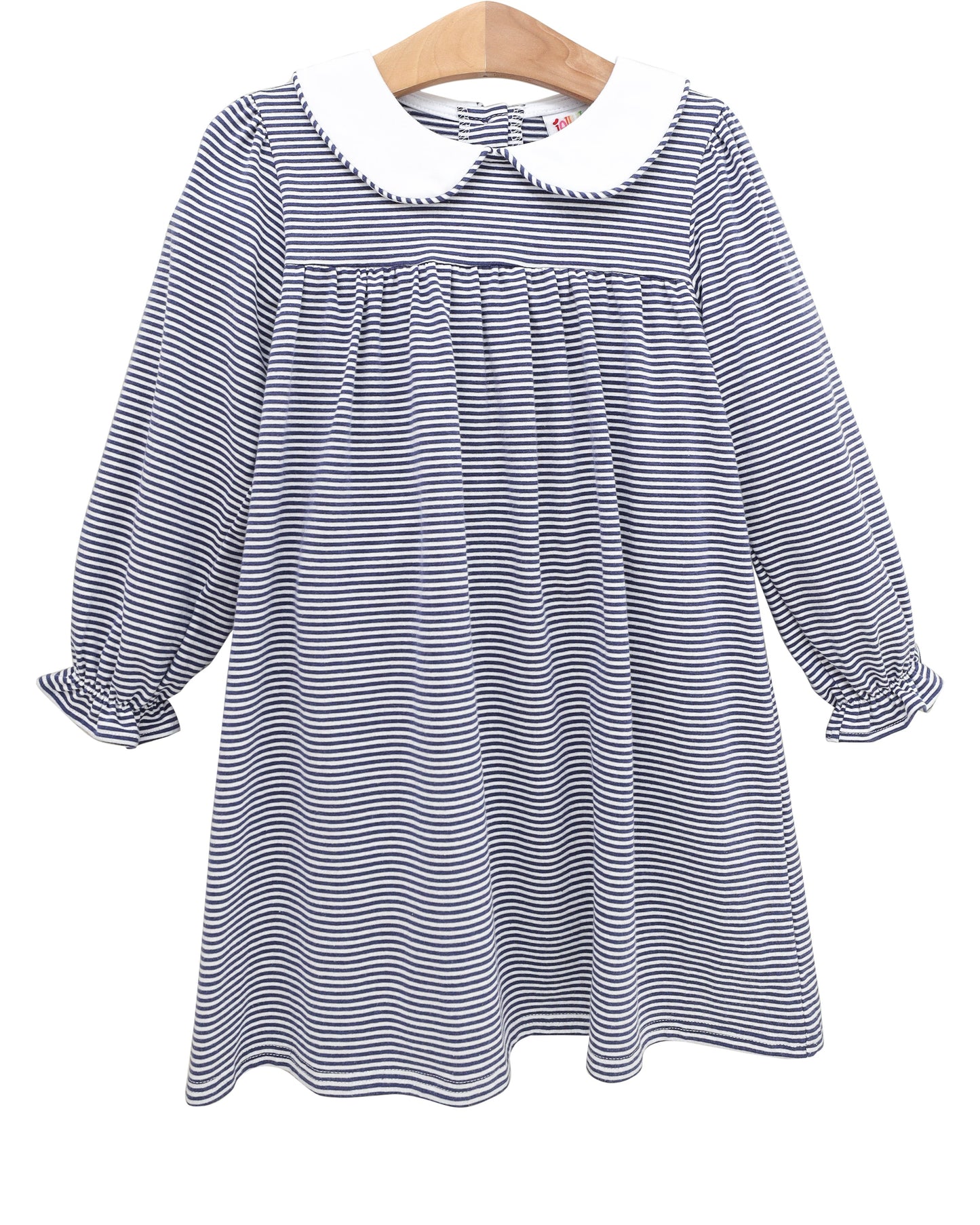 Lottie Dress - Navy Stripe