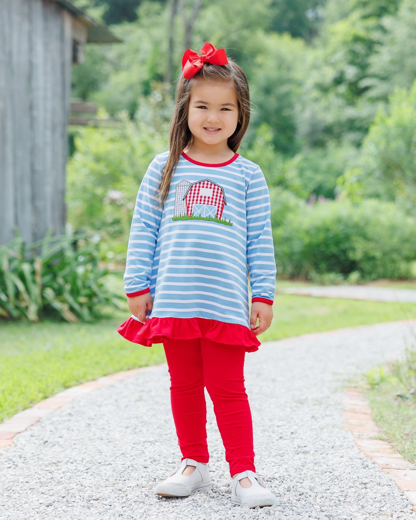 On The Farm Ruffle Pants Set