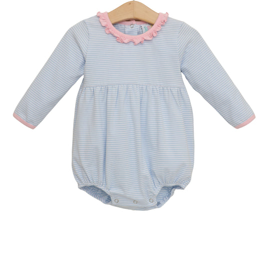 Sadie Bubble - Light Blue Stripe/Light Pink